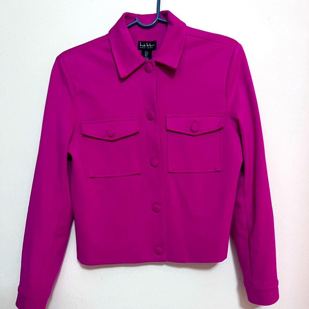 Pink Nicole Miller Blazer / Size Small